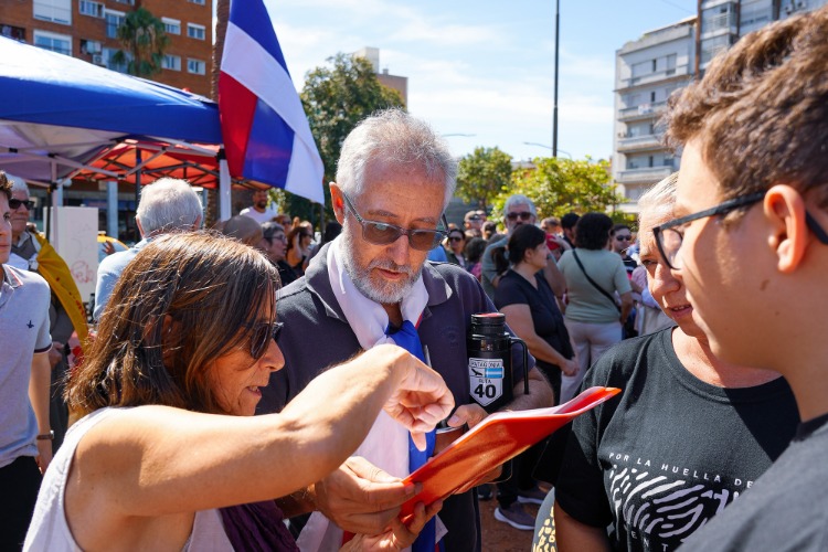 Acto Municipio C. Con Bergara y Vero, la unidad del Frente Amplio.